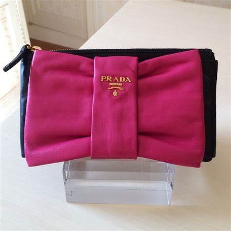 prada candy pink clutch bag|Prada clutch bag.